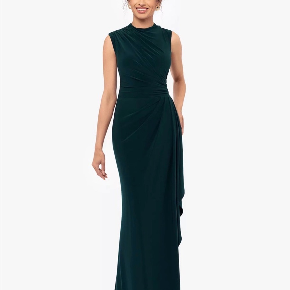 Chic Sleeveless Dark Green Maxi Dress